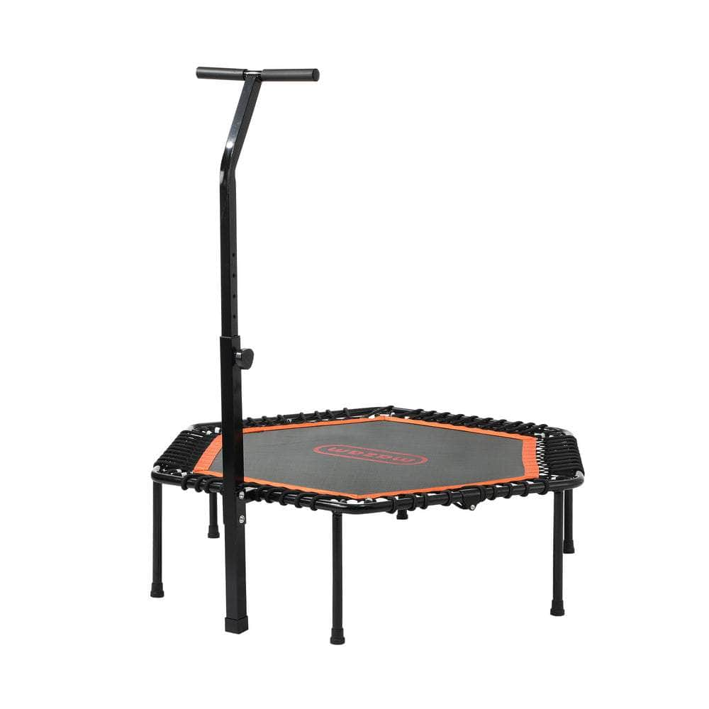 48/50cm Trampoline Round Fitness Rebounder Handrail