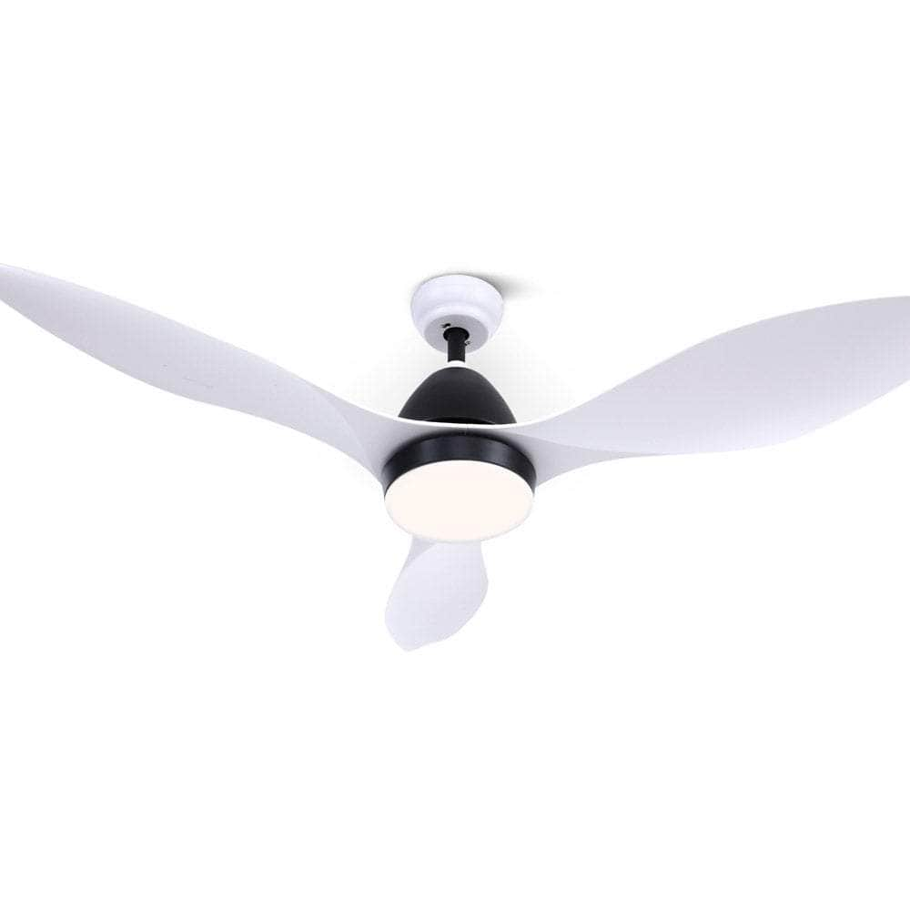 48'' Ceiling Fan Dc Motor W/Light W/Remote - White