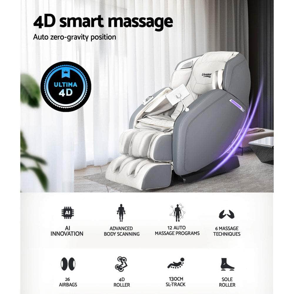 4D Massage Chair Electric Recliner Home Massager Gary