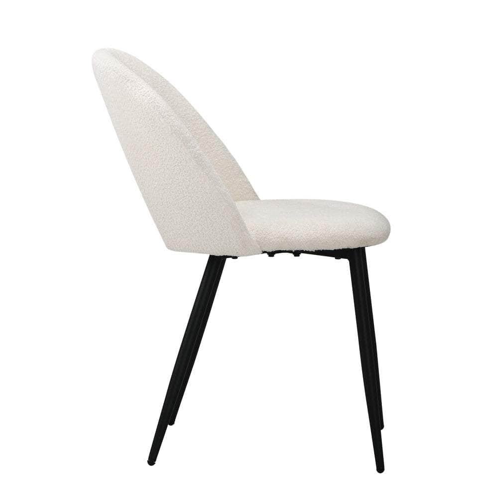 4Pcs/6Pcs Dining Chairs Accent Chair Armchair Sherpa White