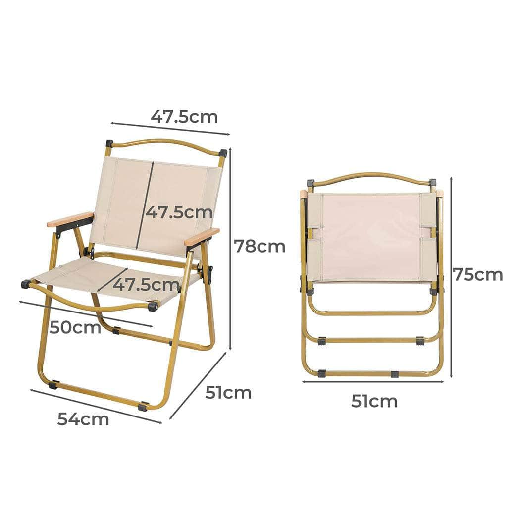 4PCS Camping Chair Folding Outdoor