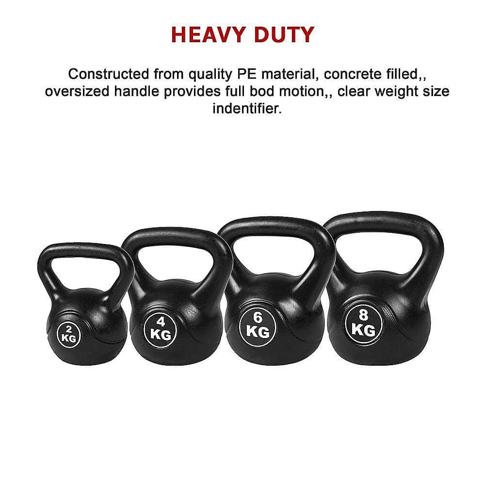 4Pcs Exercise Kettle Bell Weight Set 20Kg