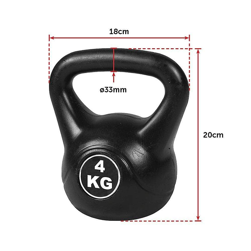 4Pcs Exercise Kettle Bell Weight Set 20Kg