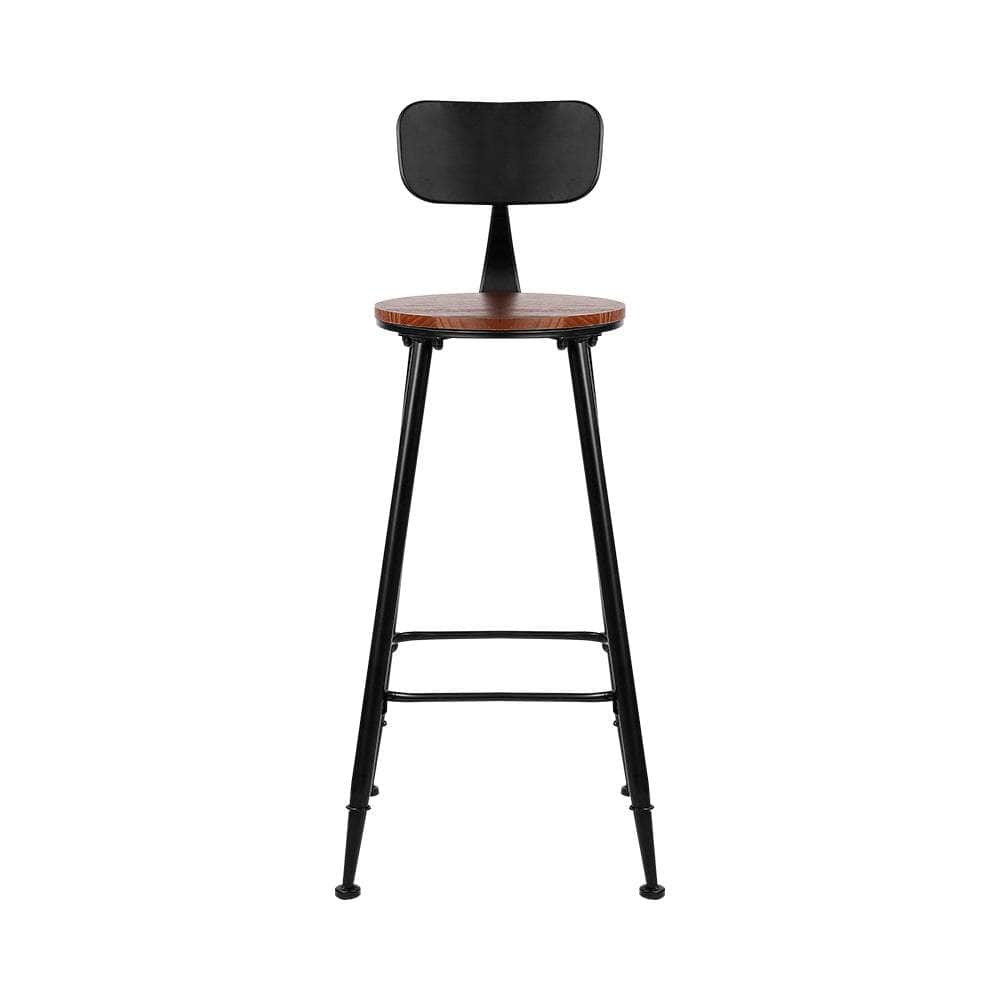 4x Bar Stools Vintage Metal Chairs