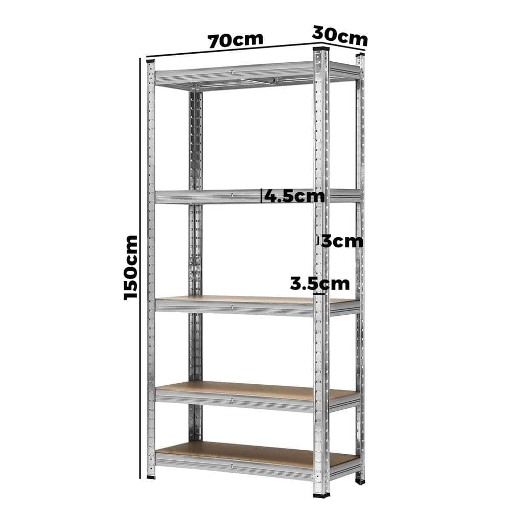 4x1.5m Garage Shelving Shelves Warehouse Racking Storage Rack Pallet