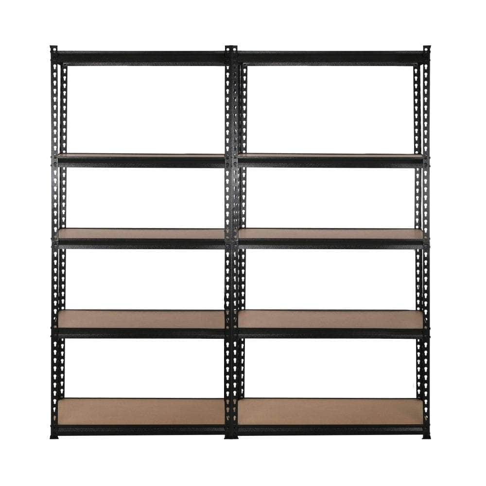 4X1.8M Garage Shelving Warehouse Rack Pallet Racking Storage Shelve Black