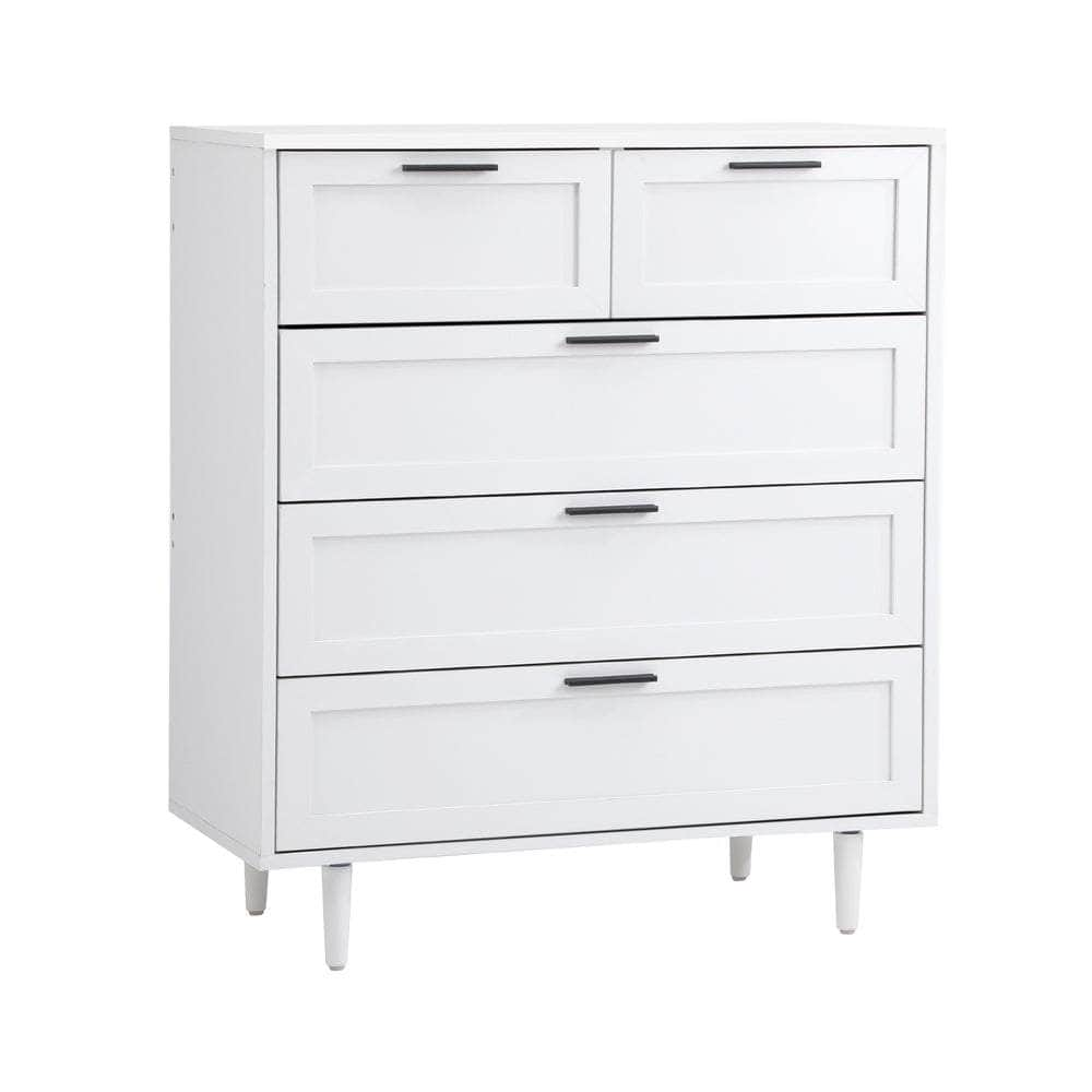 5/6/7 Chest of Drawers Dresser Tallboy Natural/White