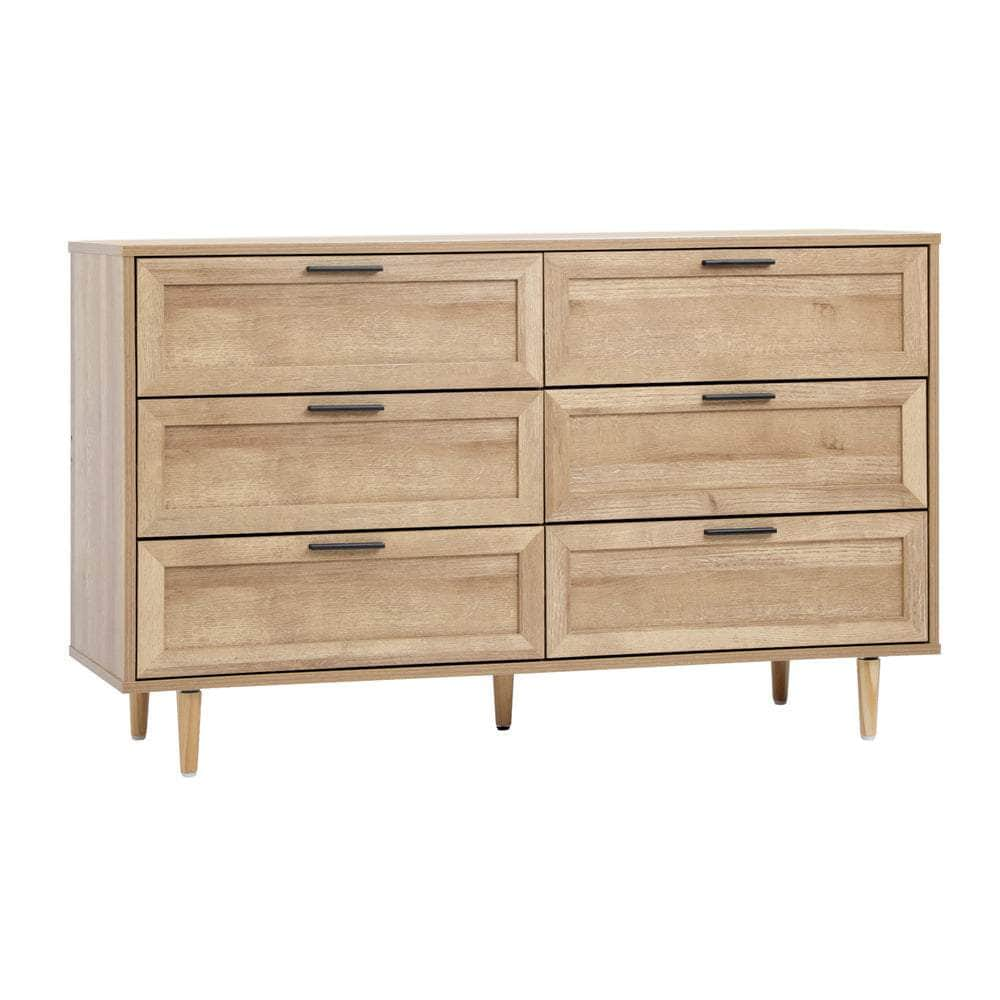 5/6/7 Chest of Drawers Dresser Tallboy Natural/White