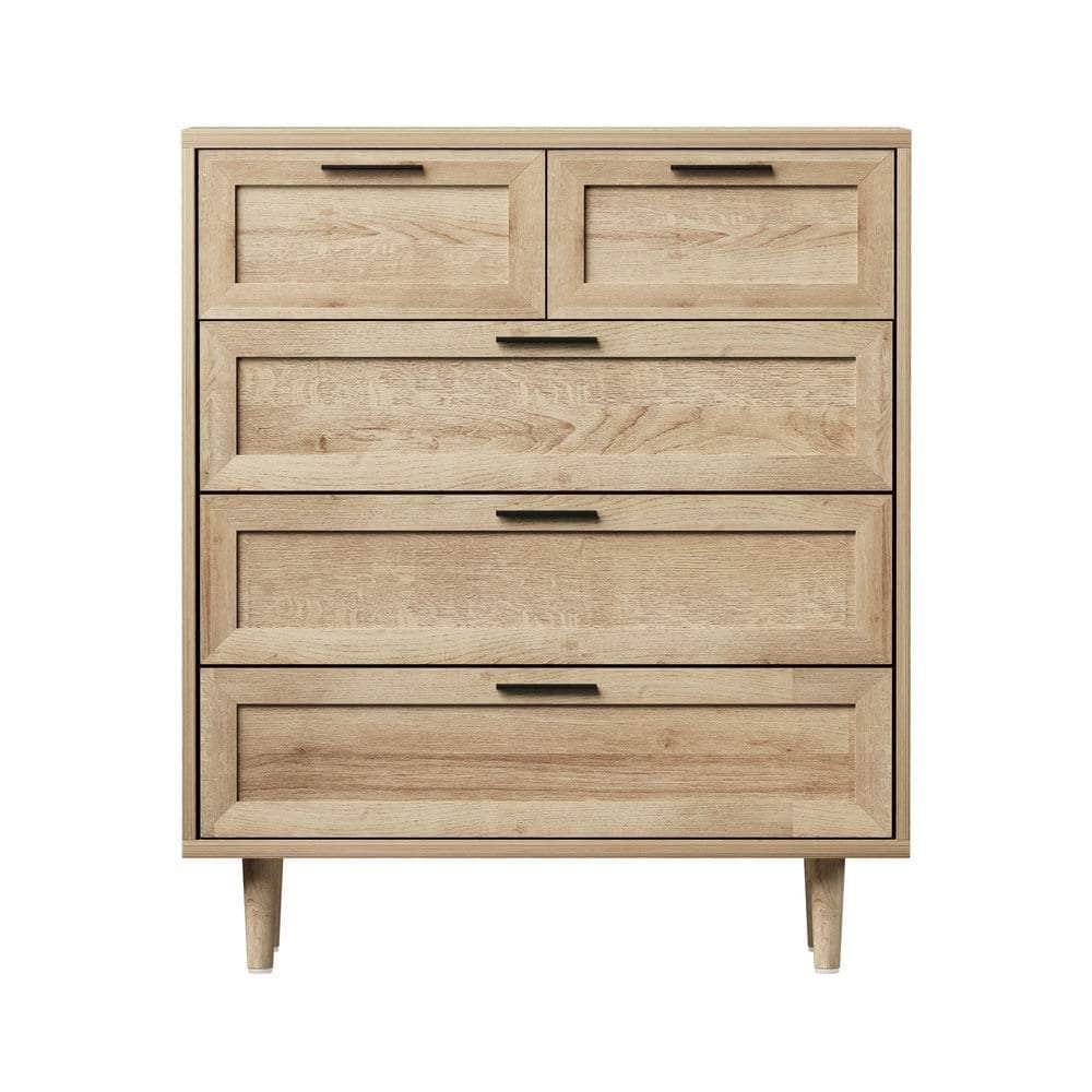 5/6/7 Chest of Drawers Dresser Tallboy Natural/White