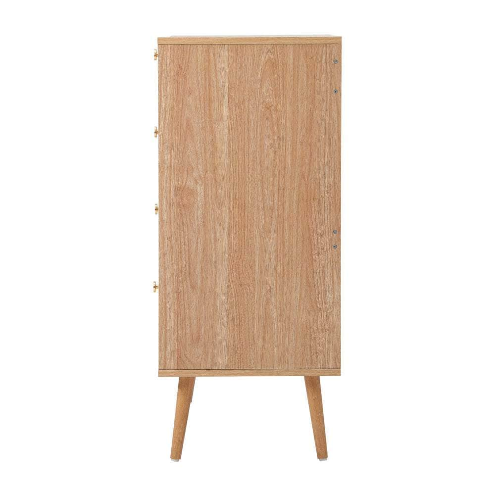 5/6 Chest of Drawers Dresser Tallboy Rattan