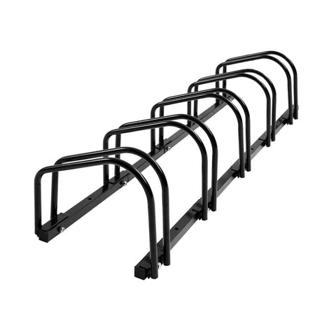 5 Bikes Stand Bicycle Bike Rack Floor