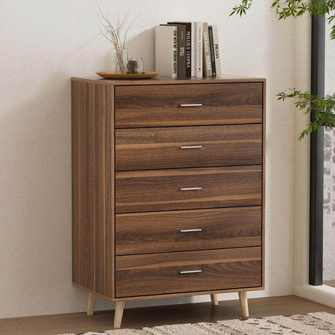 5 Chest Of Drawers - Miri Walnut