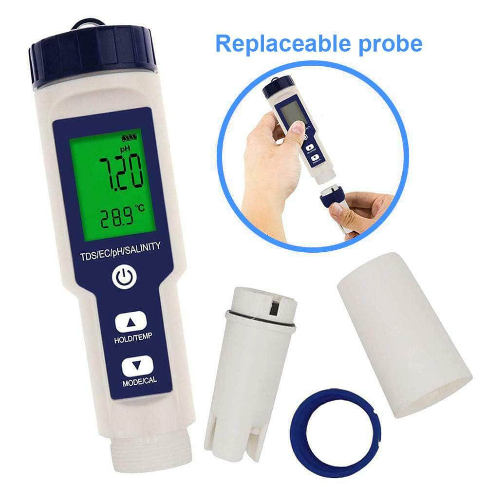 5-In-1 Digital Water Quality Tester For Pools