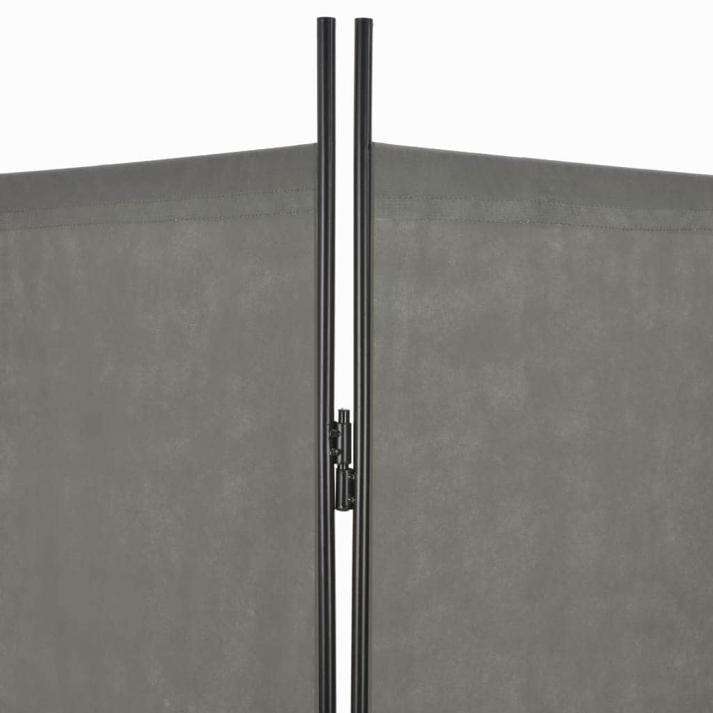 5-Panel Room Divider Anthracite