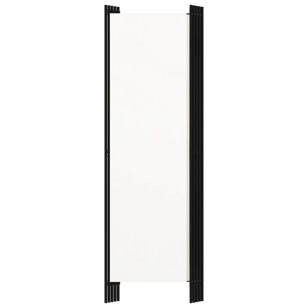 5-Panel Room Divider Cream White