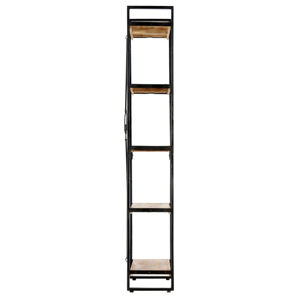 5-Tier Bookcase  Solid Mango Wood