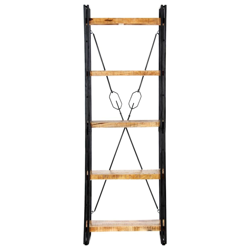 5-Tier Bookcase  Solid Mango Wood