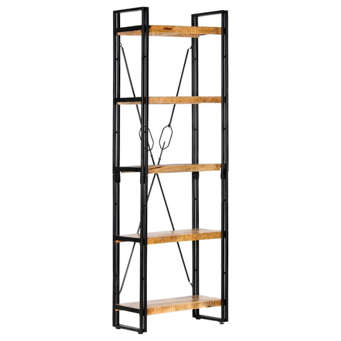 5-Tier Bookcase  Solid Mango Wood