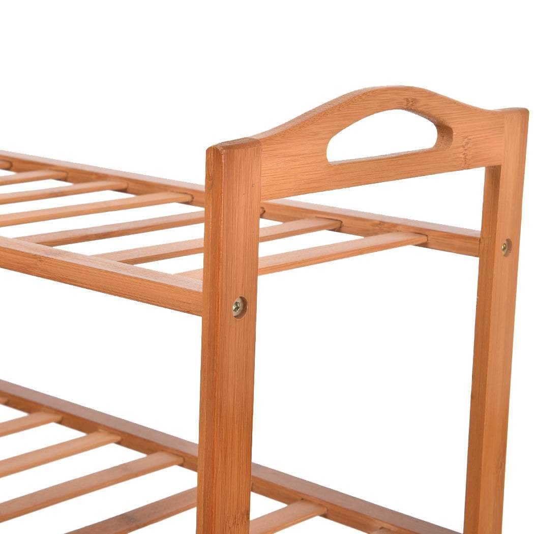 5 Tiers Bamboo Shoe Rack Storage