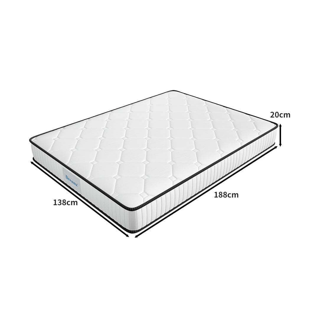 5 Zoned Spring Bed Mattress In Double Size