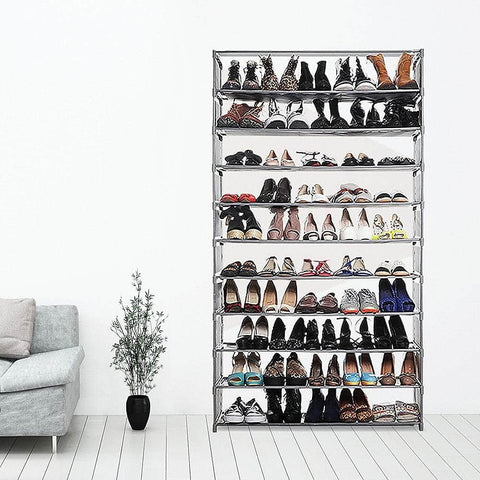 50 Pairs 10 Tiers Shoe Rack