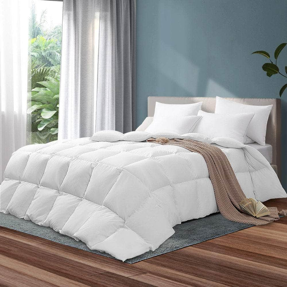 500GSM Quilt Queen Goose Down Duvet All Season Doona Blanket