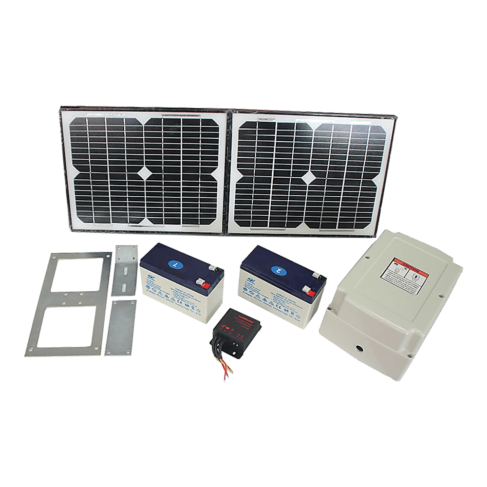 500KG 20W Solar Single Swing Auto Motor Remote Gate Opener