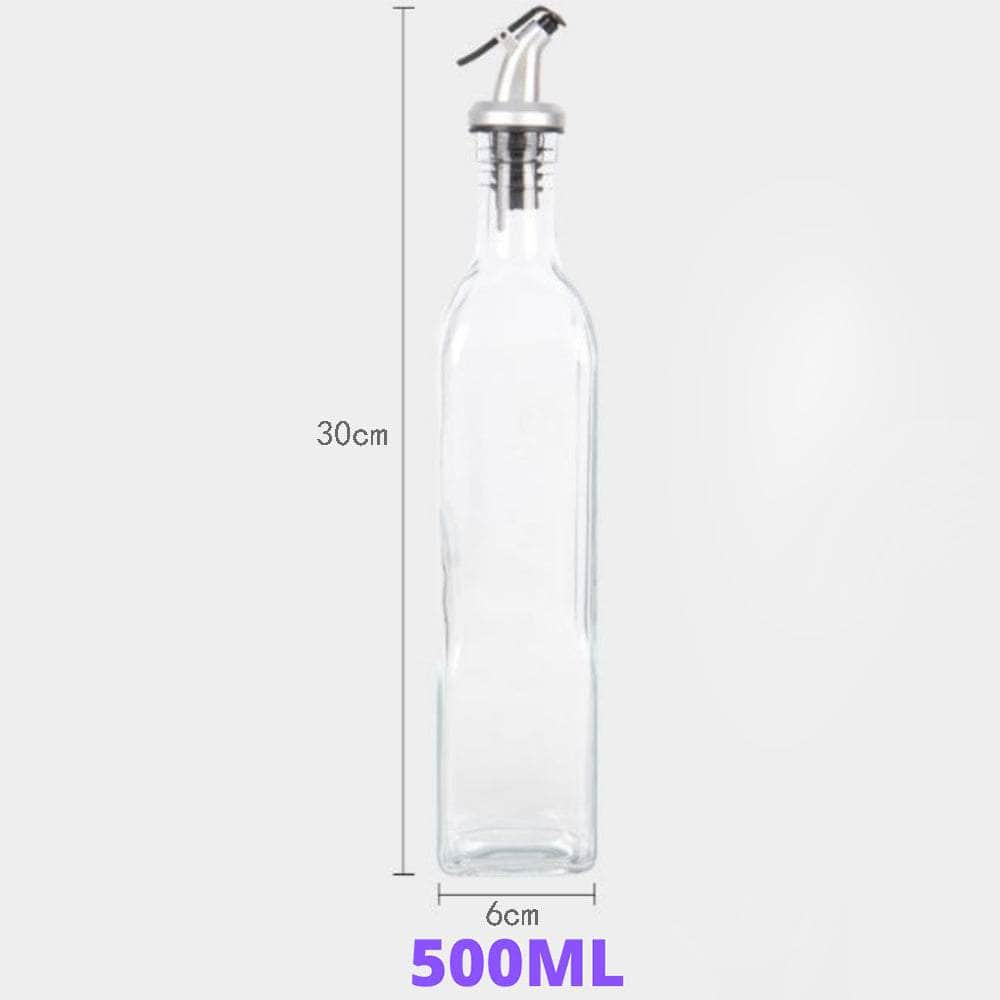 500ml Glass Oil Vinegar Pourer Set 4PCS