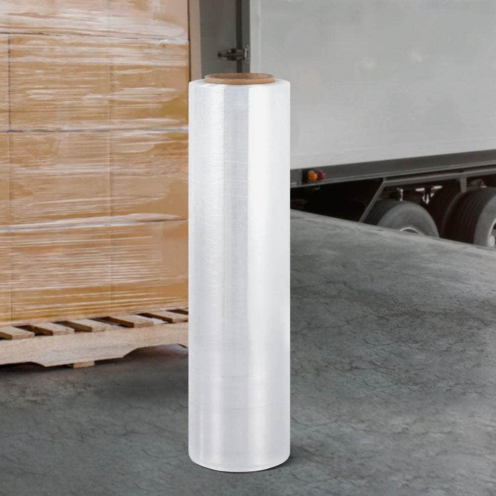 500Mm X 400M Stretch Film Pallet Shrink Wrap 1 Roll Package Use Plastic Clear