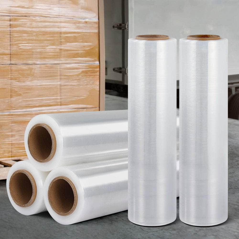 500mm x 400m Stretch Film Pallet Shrink Wrap - 5/6 Rolls