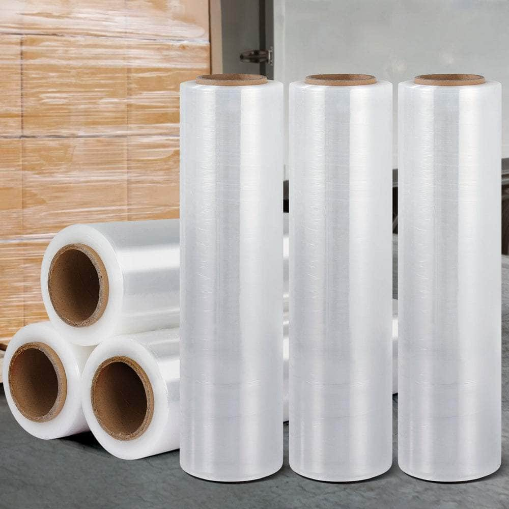 500mm x 400m Stretch Film Pallet Shrink Wrap - 5/6 Rolls