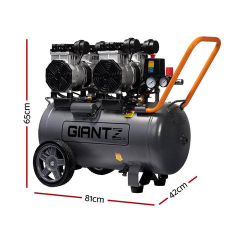 Giantz Oil-Free 50L Air Compressor 200L/min 3.0HP