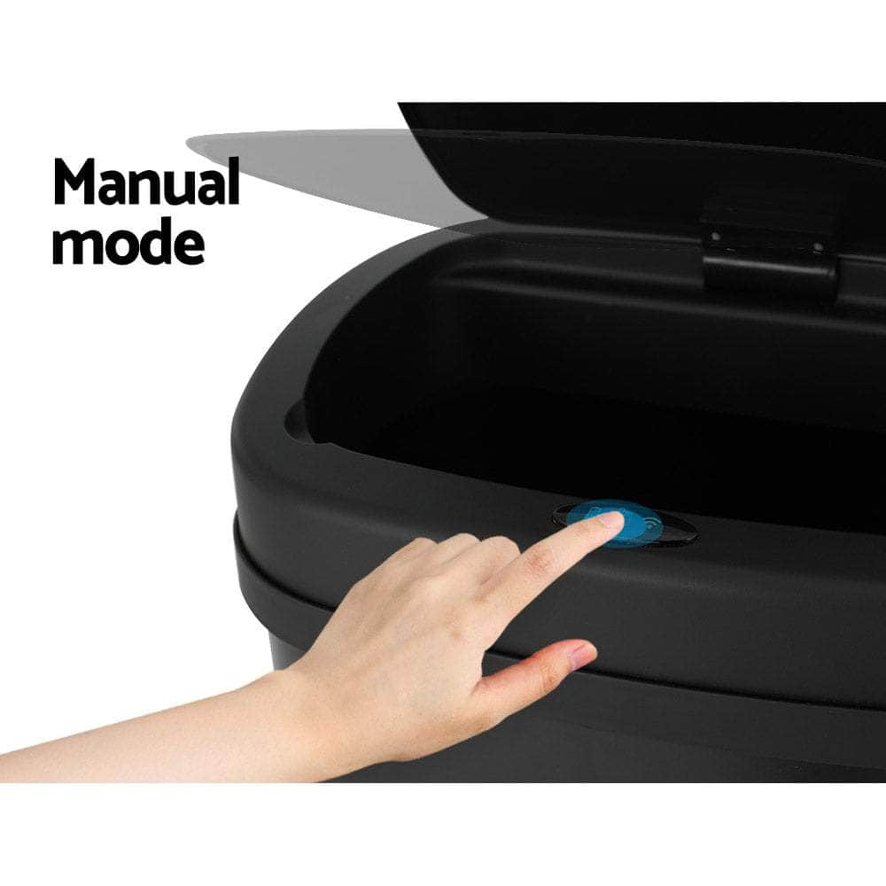 50L Sensor Bin Motion Rubbish Automatic Black