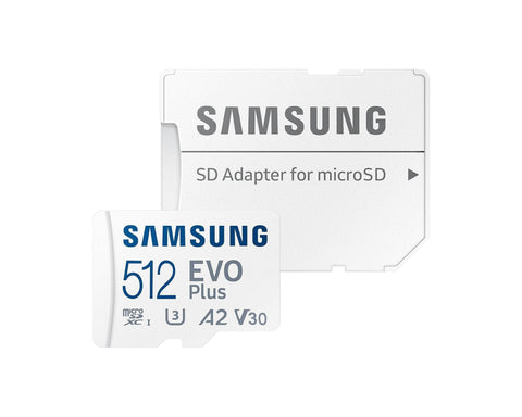 512Gb Mb-Mc512Ka Evo Plus Microsd Card 130Mb/S With Adapter