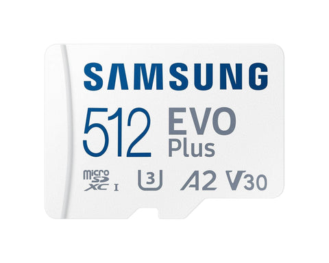 512Gb Mb-Mc512Ka Evo Plus Microsd Card 130Mb/S With Adapter