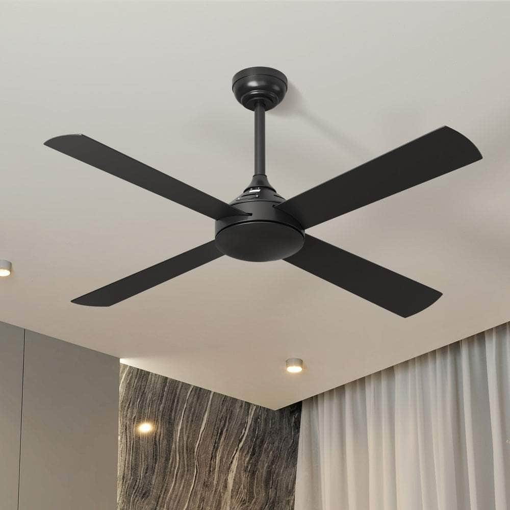 52'' Ceiling Fan AC Remote Control Timer 4 Blades