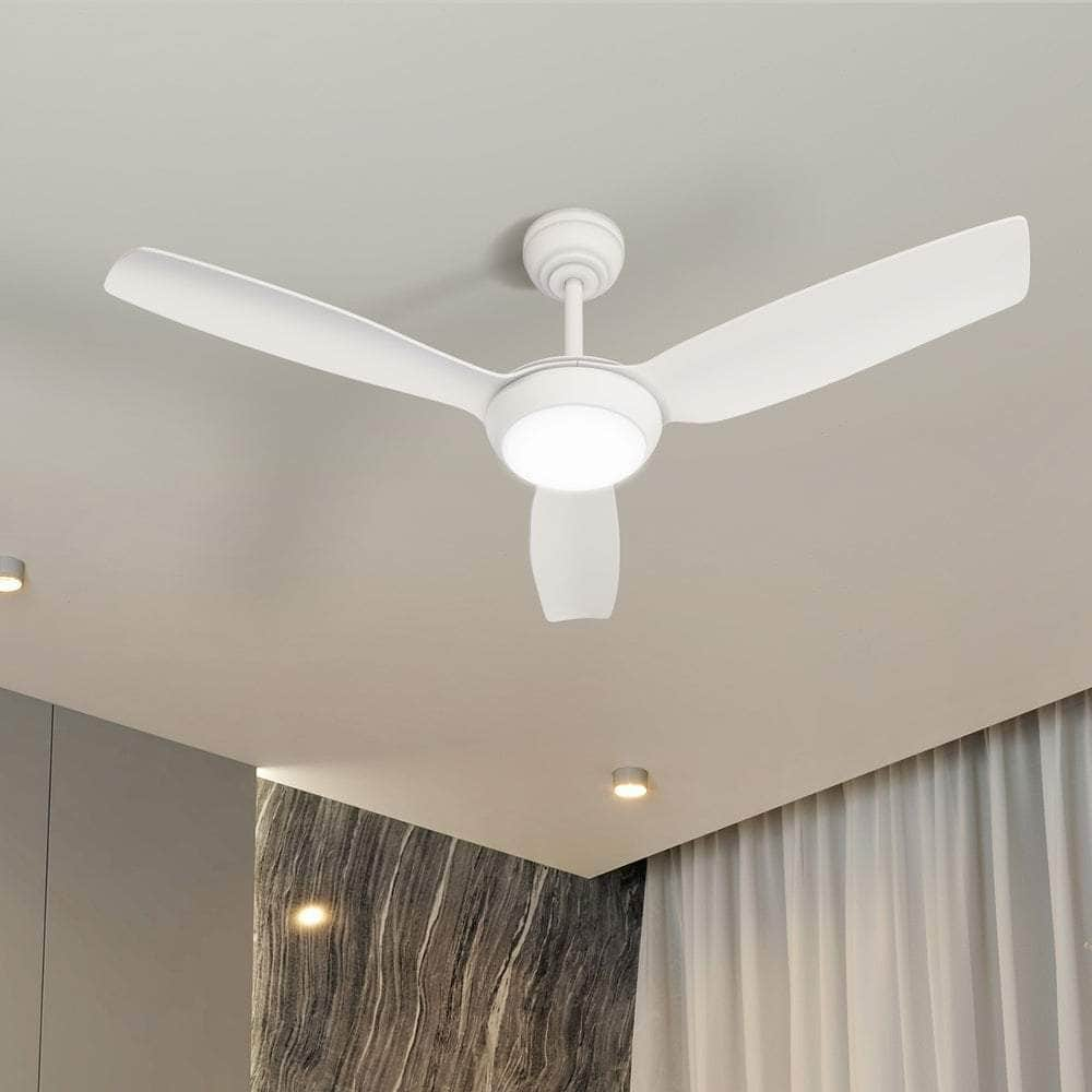 52" Ceiling Fan with Light DC Remote Control 5 Speed