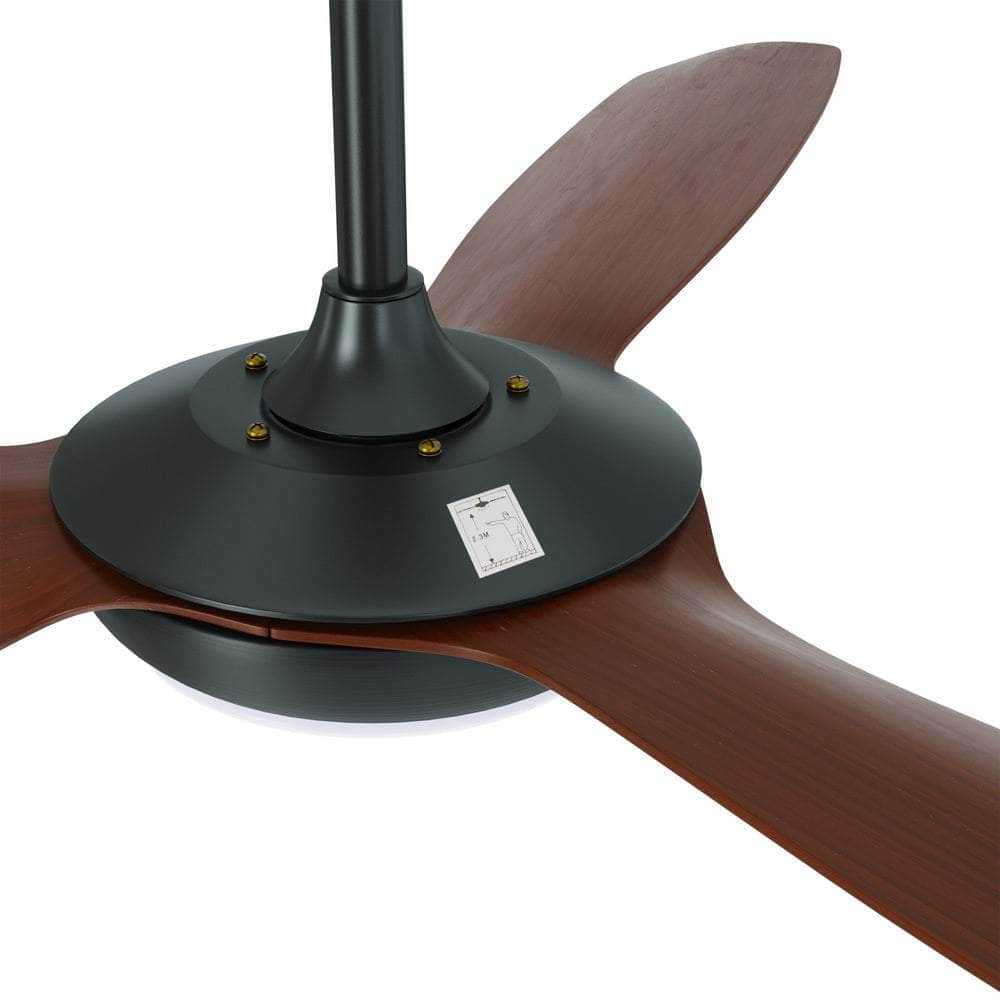 52" Ceiling Fan with Light DC Remote Control 5 Speed