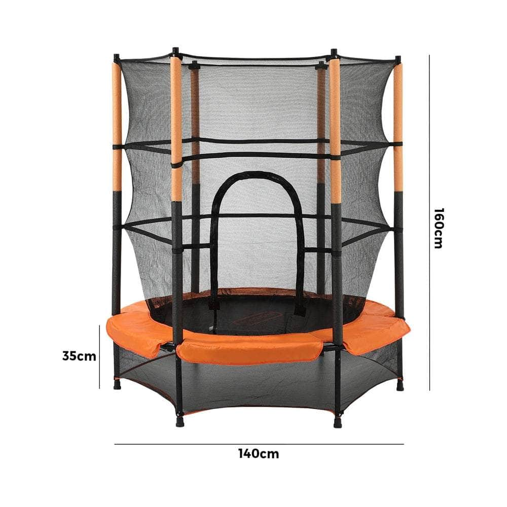 55 Inch Kids Trampoline Encosure Safety Net Round