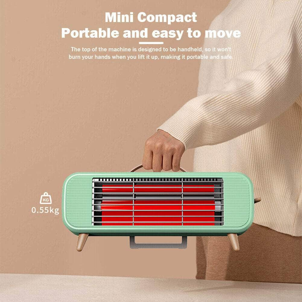 550W Electric Heater Quiet Space Heater Warmer Machine for Home Office Dorm Room