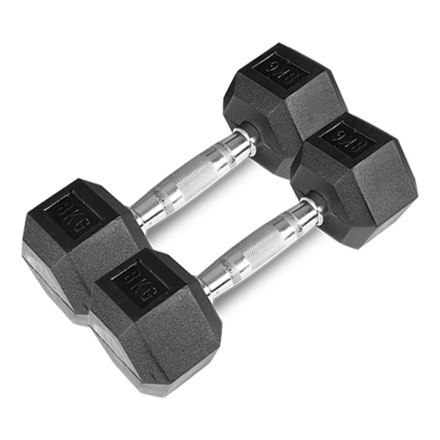 56kg Hex Fixed Dumbbell Set