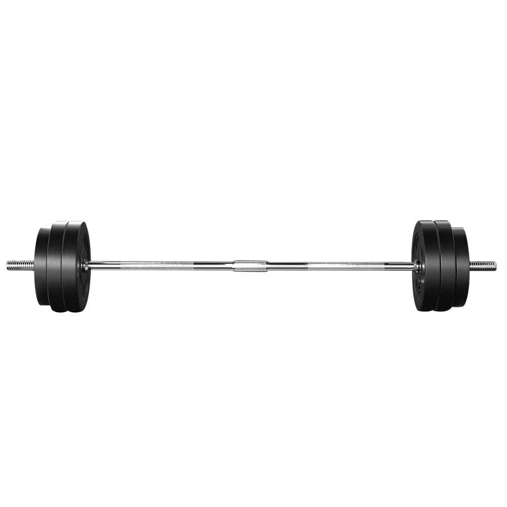 58Kg Barbell Set Weight Plates Bar Lifting Bench 168Cm