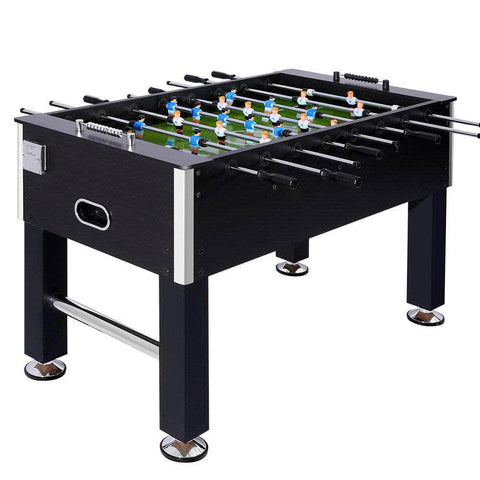 5Ft Black Soccer Table Foosball Football Game