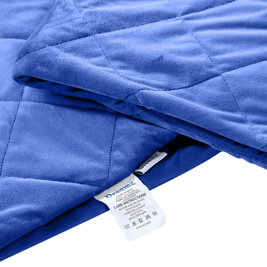 5KG Anti Anxiety Weighted Blanket Blue 5KGS