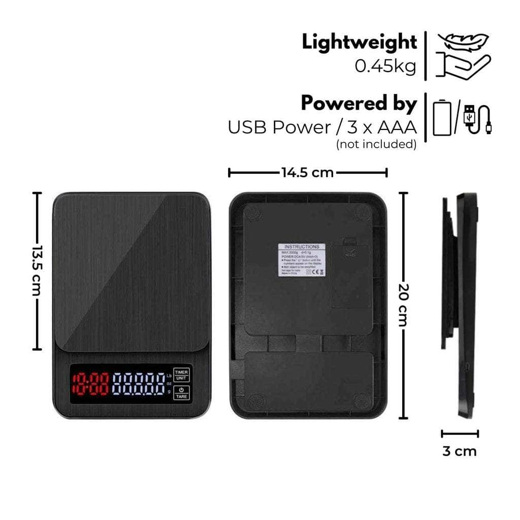 5kg Electronic Digital LCD Kitchen Coffee Weighing Scale