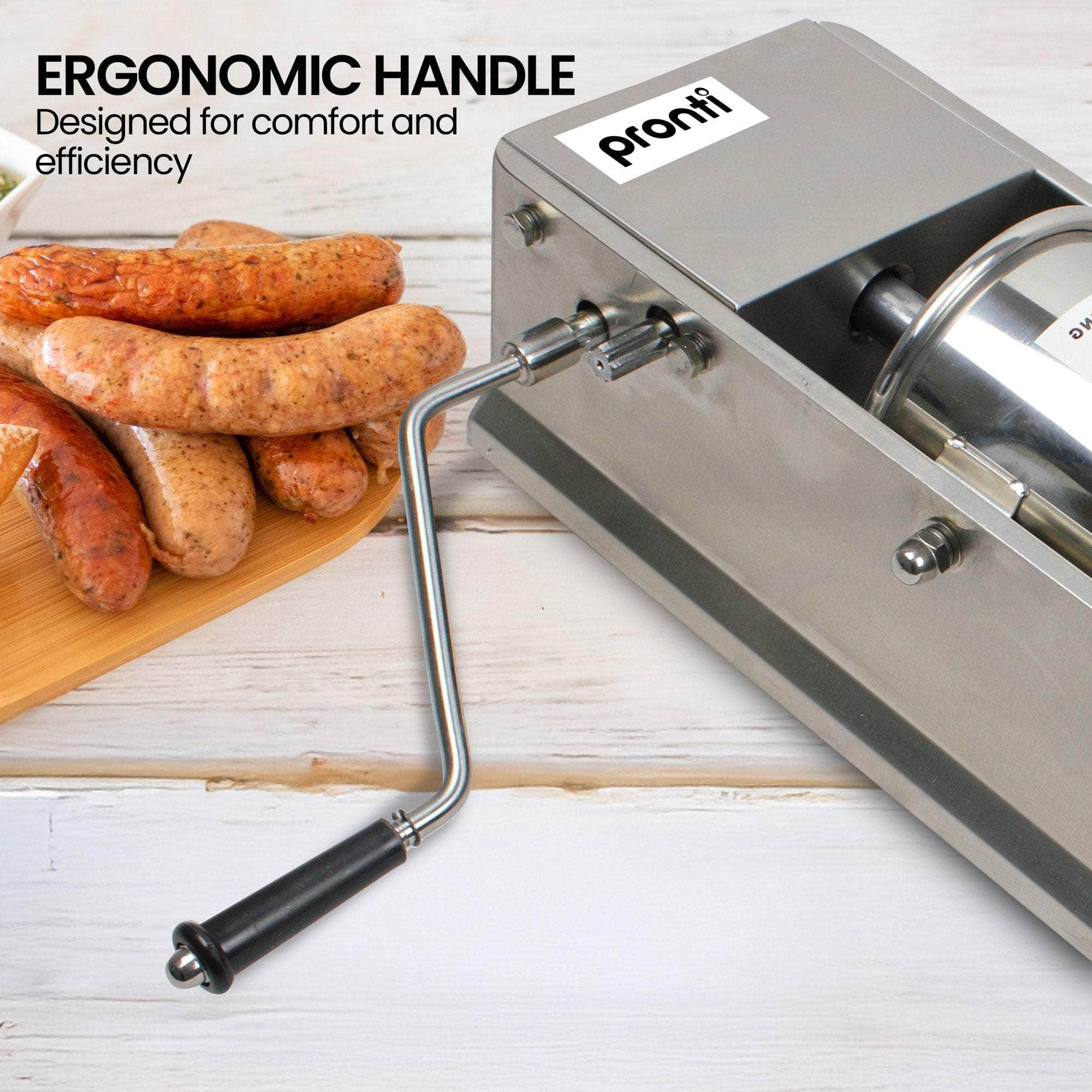 5L Stainless Steel Horizontal/Vertical Sausage Stuffer