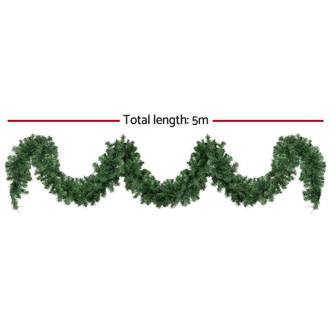 5m LED Christmas Garland - 380 Tips Decoration