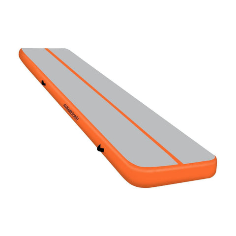 5m x 1m Air Track Inflatable Gymnastics Mat - Orange Grey