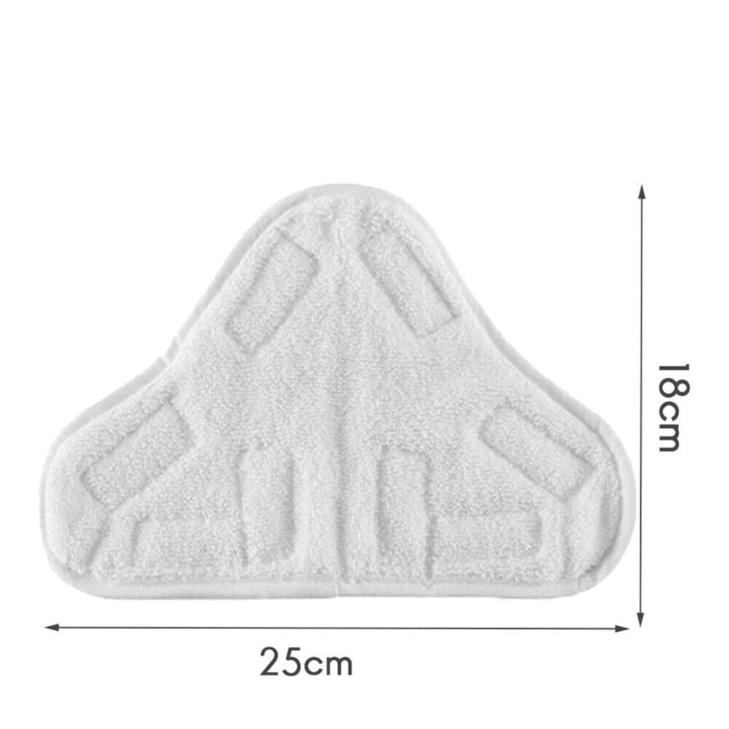 5PCS Stick On White Washable Cleaning Pads Microfiber For X5 Steam Mop