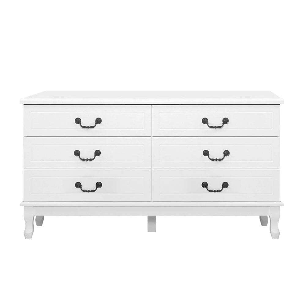 6 Chest Of Drawers - Kubi White